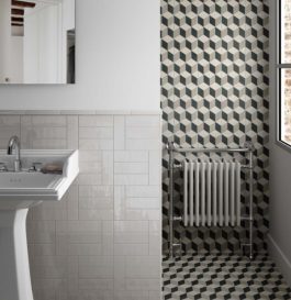 Rigel patterned cube style tiles