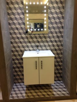 Rigel patterned cube style tiles