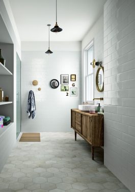 mellow classic white gloss metro tiles