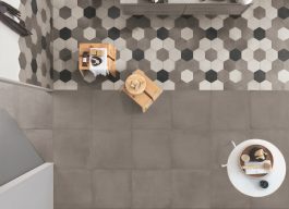 Beige Hexagon Tiles