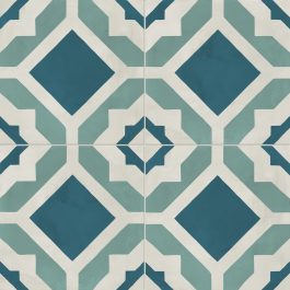 Sage Green Geometric Patterned Tiles