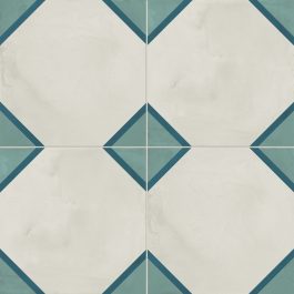 Sage Green Square Patterned Tile