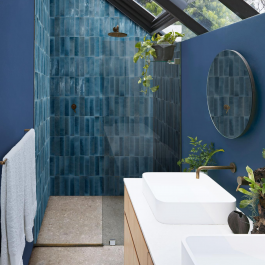 Crucible China Blue Metro Tiles